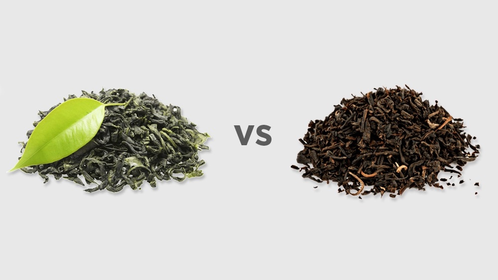 تفاوت چای سیاه با چای سبز